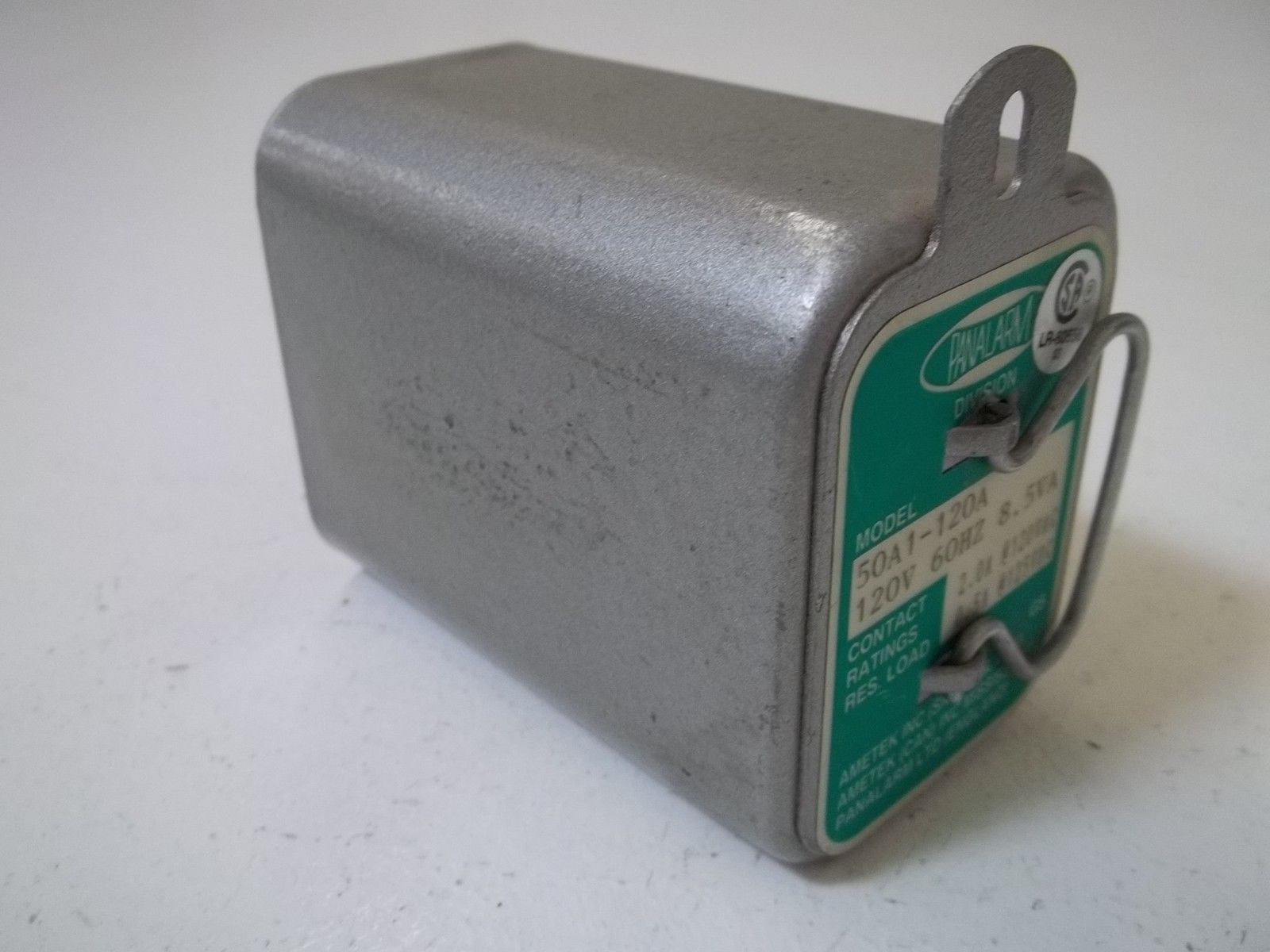 PANALARM 50A1-120A RELAY 120V 60HZ 8.5VA *USED*