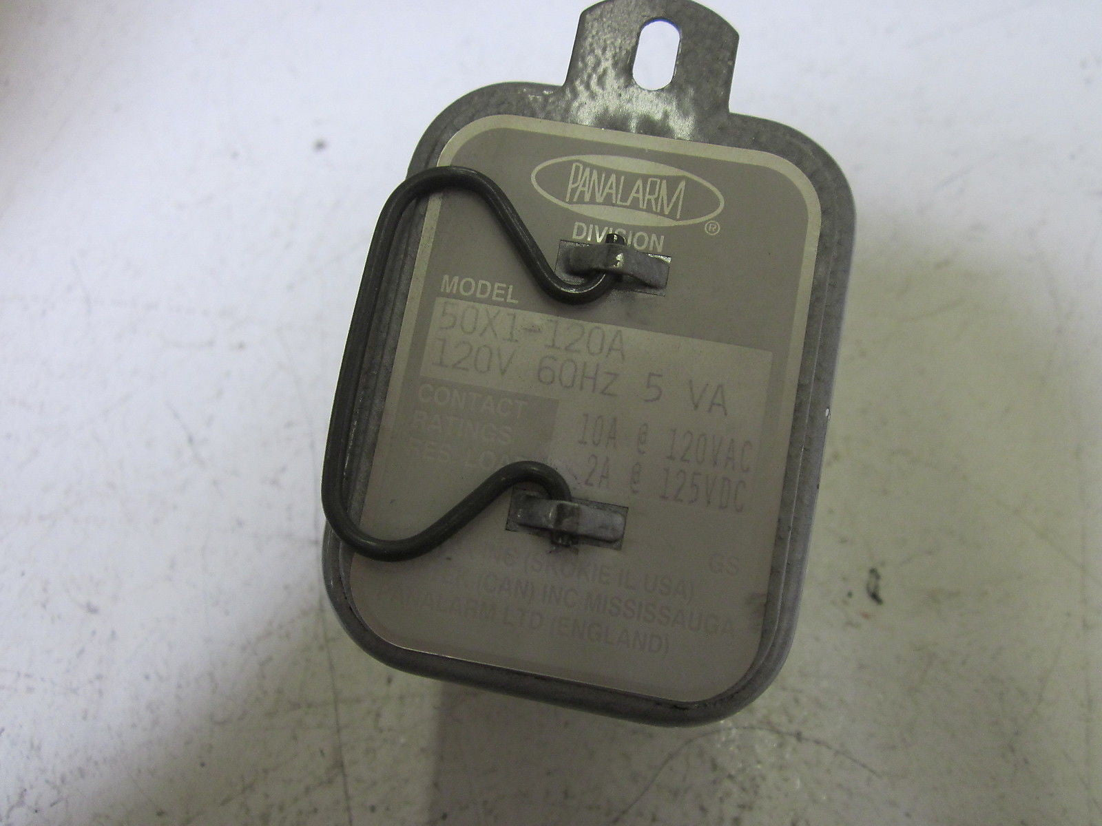 PANALARM 50X1-120A RELAY 120V *USED*