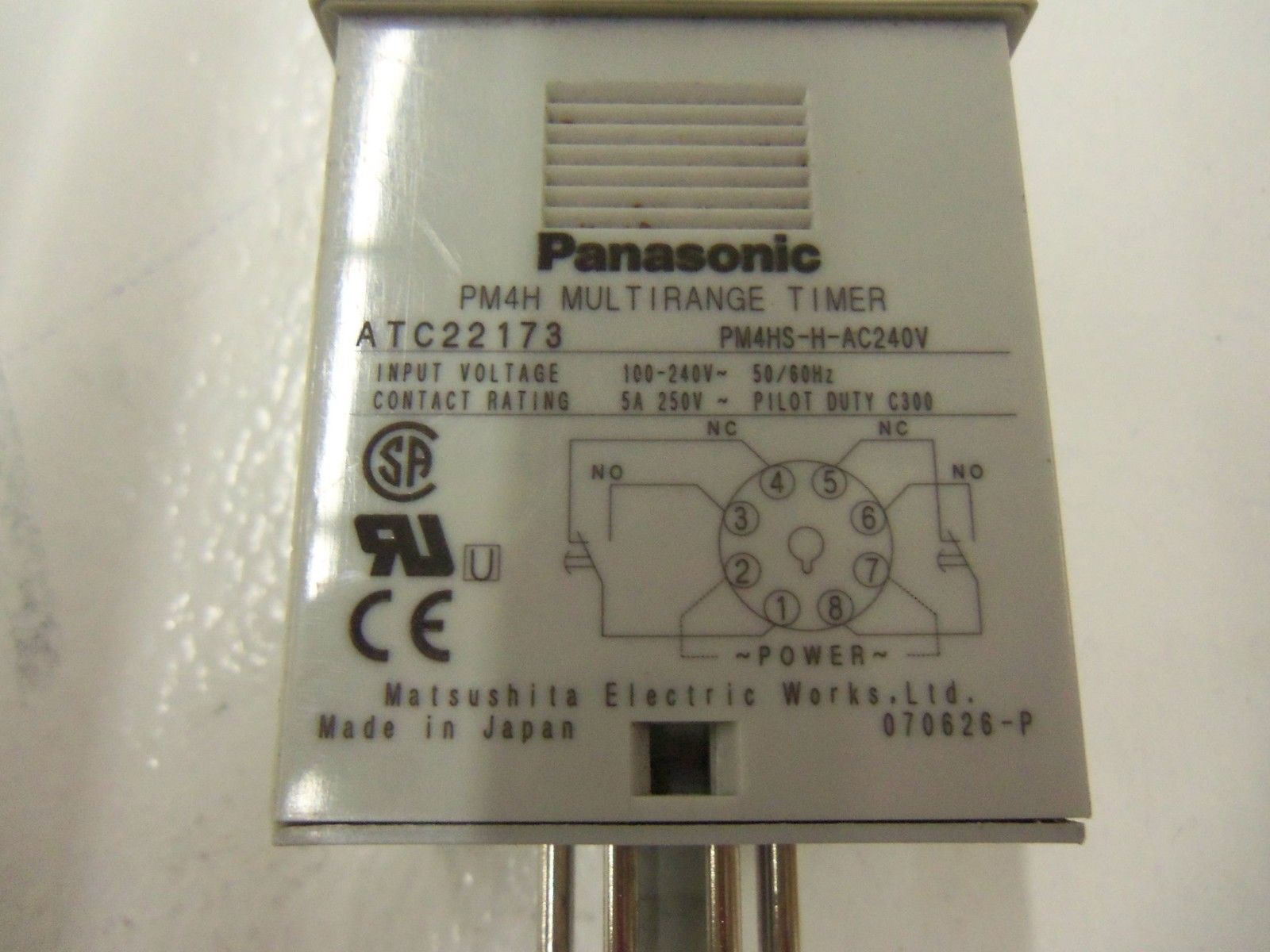PANASONIC PM4HS-H-AC240V *USED*