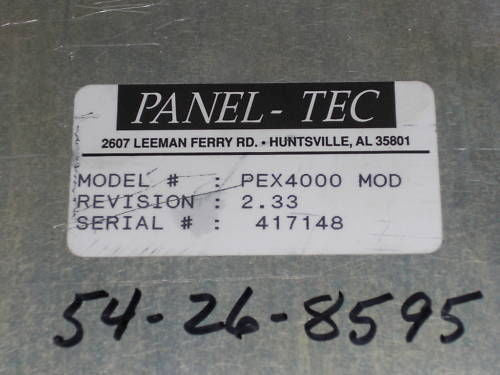PANEL-TEC PEX4000 MOD *USED*