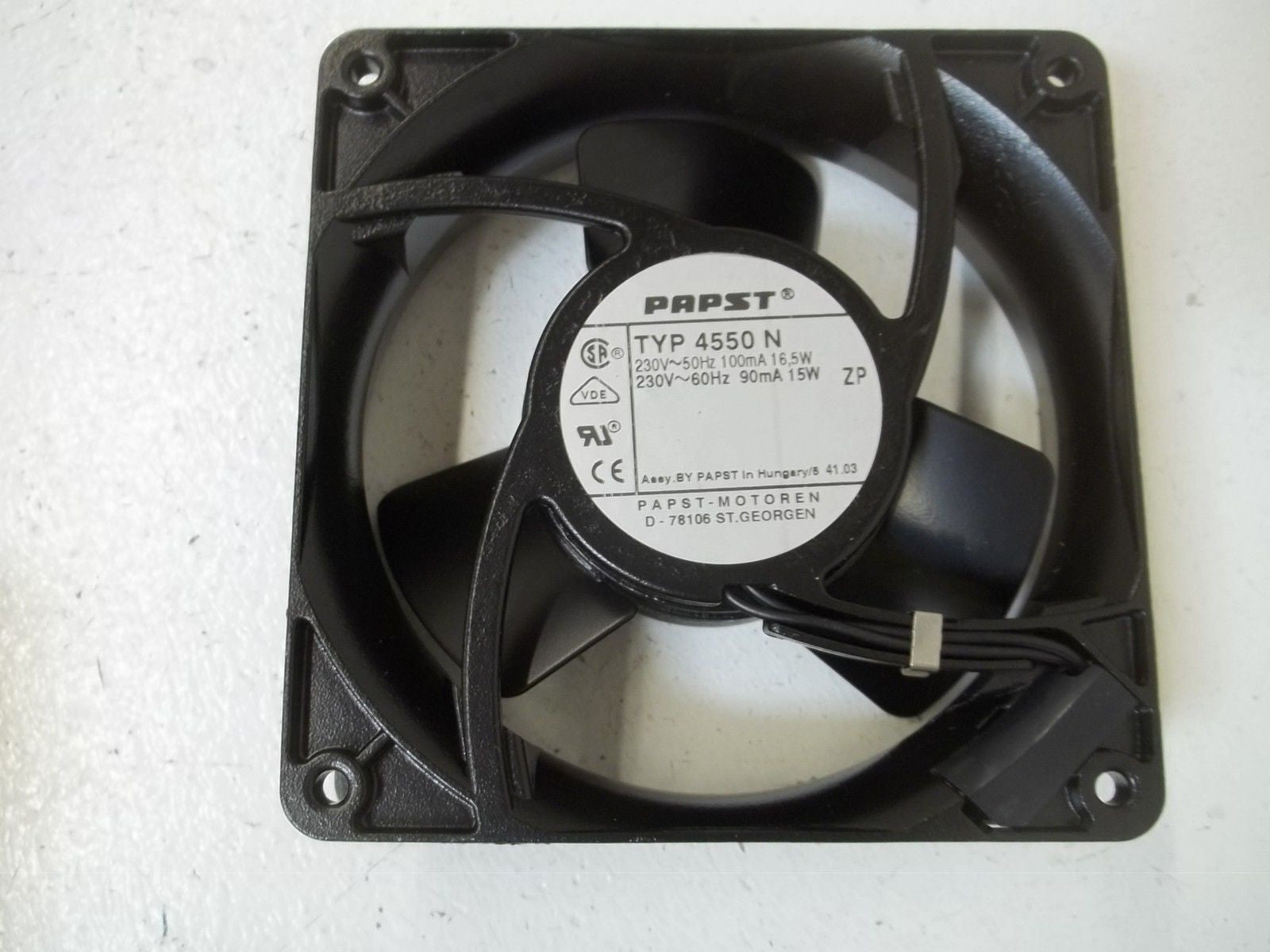 PAPST 4550N FAN *NEW NO BOX*