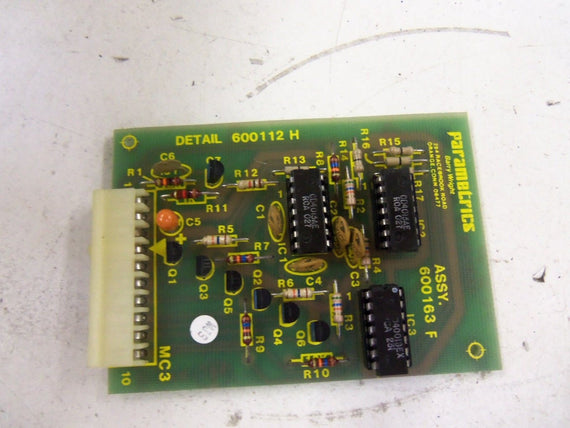 PARAMETRICS 600163-F DRIVE BOARD 600112-H *NEW NO BOX*