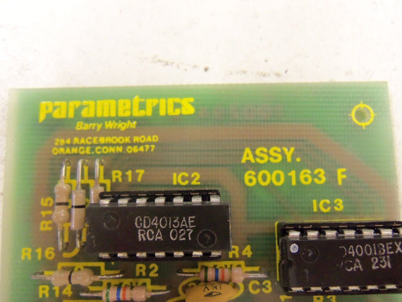 PARAMETRICS 600163-F DRIVE BOARD 600112-H *NEW NO BOX*