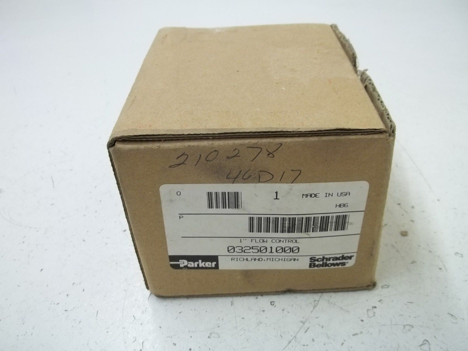 PARKER 032501000 1" FLOW CONTROL VALVE *NEW IN BOX*