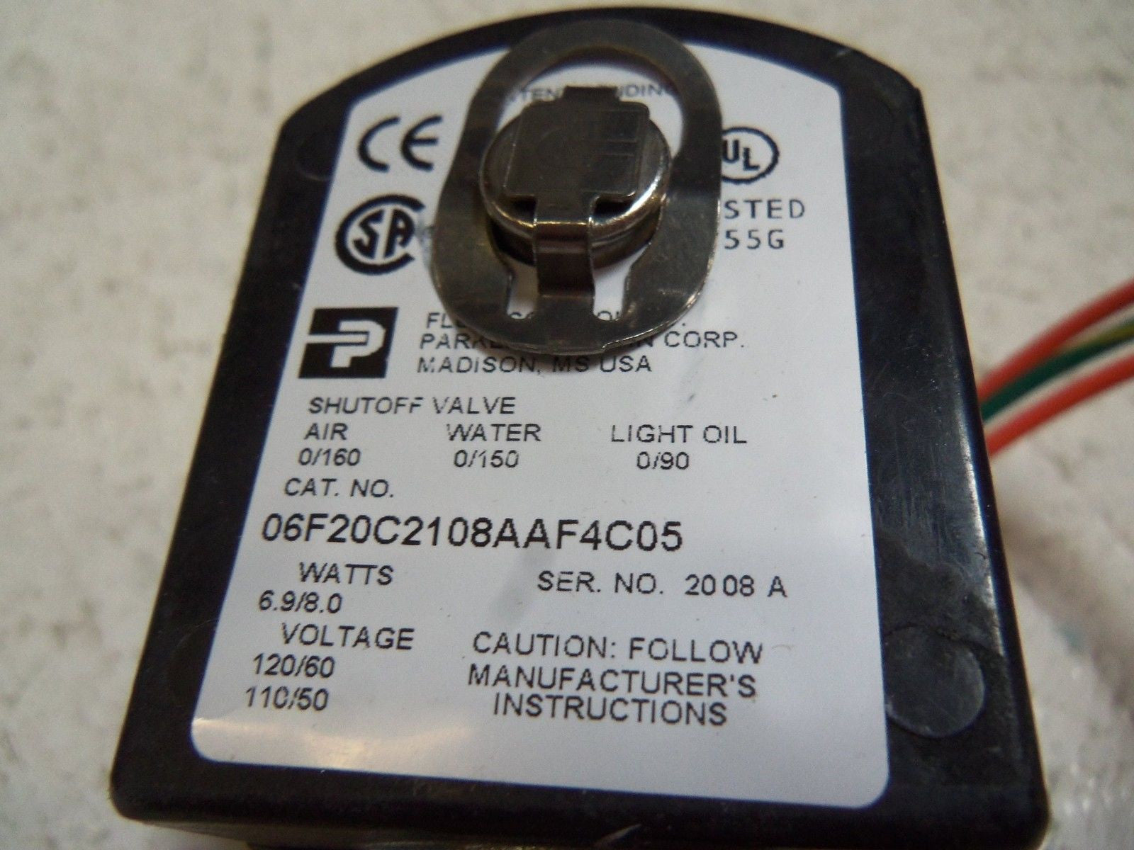 PARKER 06F20C2108AAF4C05 SOLENOID VALVE *NEW IN BOX*