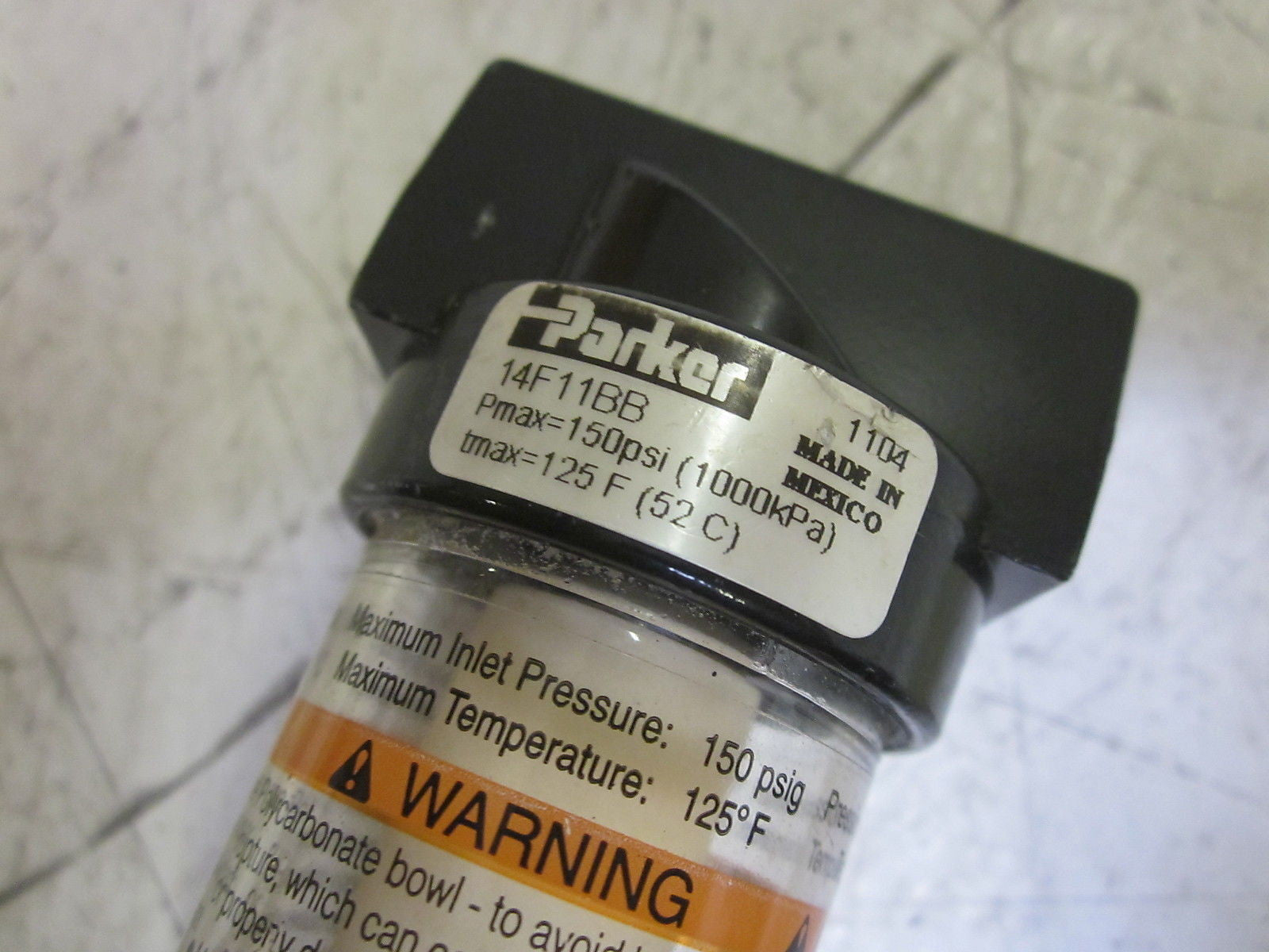 PARKER 14F11BB COMPRESSED AIR FILTER *USED*