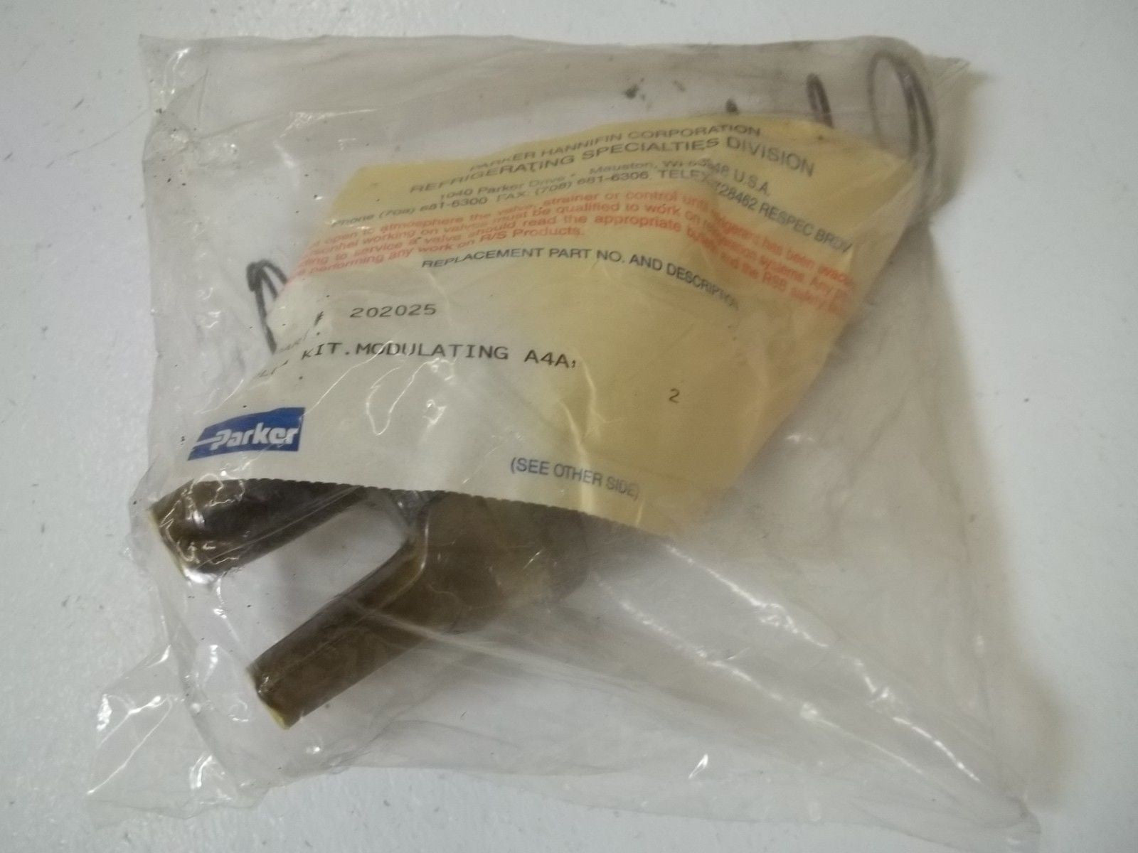 PARKER 202025 PLUG KIT, MODULATING A4A *NEW IN A BAG*