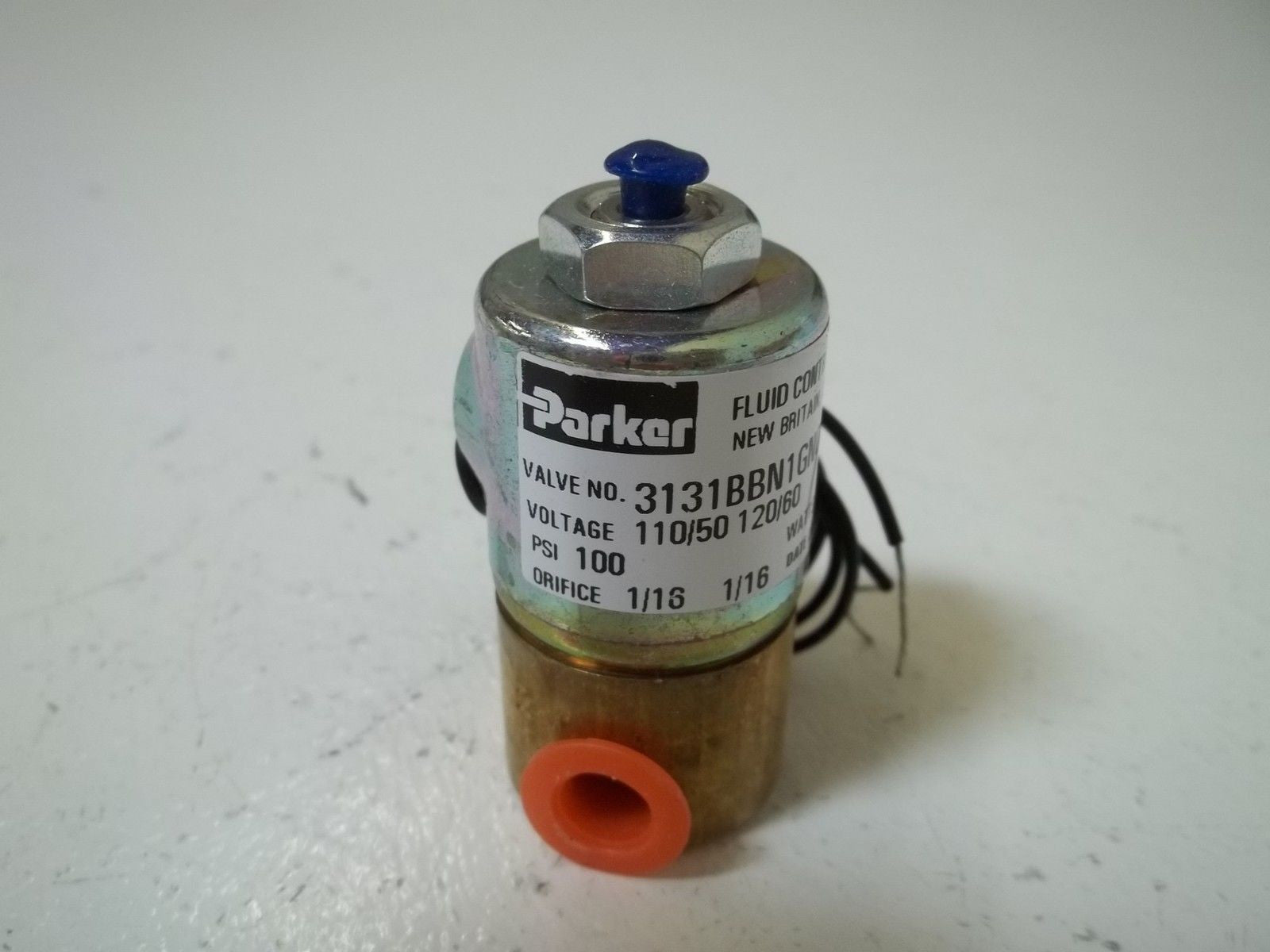 PARKER 3131BBN1GN00RRT1J1P3 SOLENOID VALVE *USED*