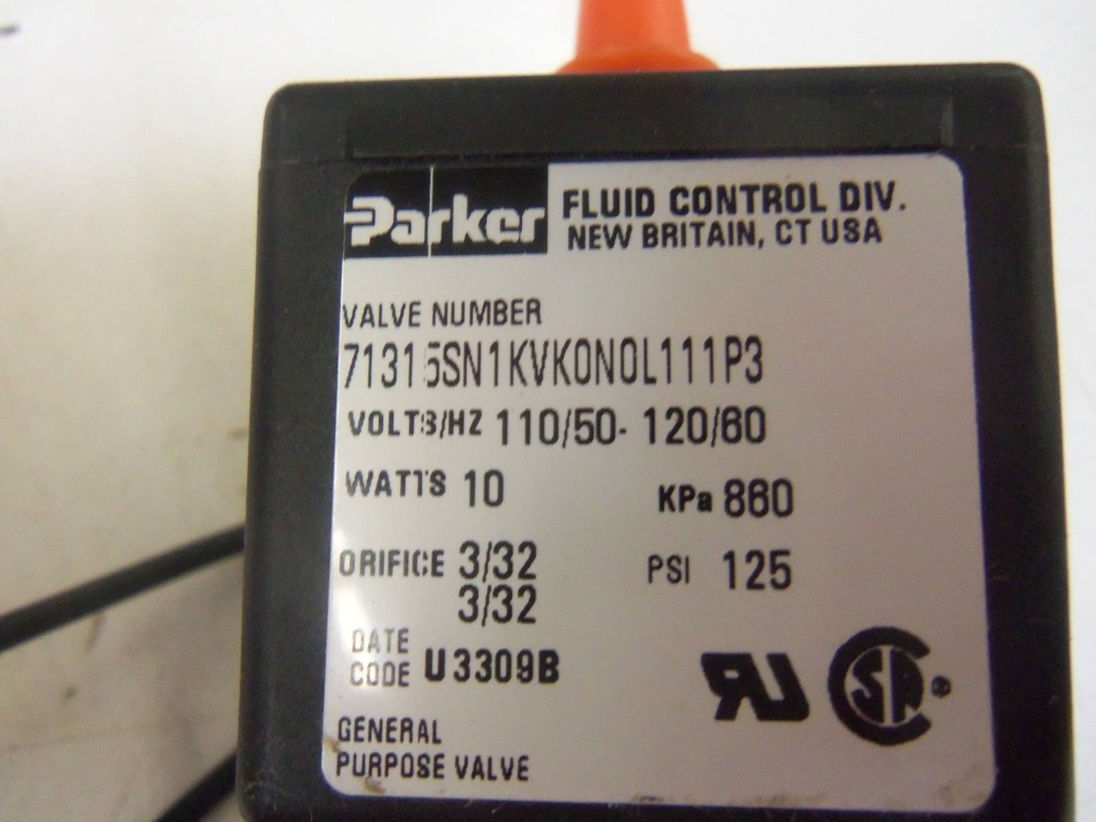 PARKER 71315SN1KVK0N0L111P3 *NEW IN BOX*