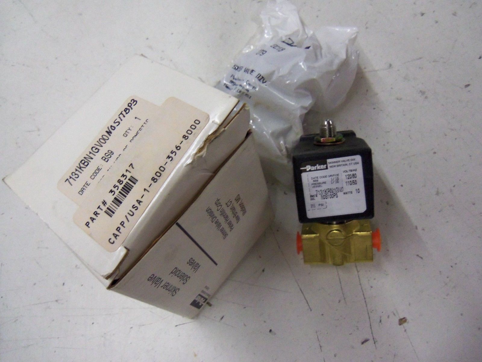 PARKER SKINNER VALVE 7131KBN1GV00N0S100P3 SOLENOID VALVE *NEW IN BOX*