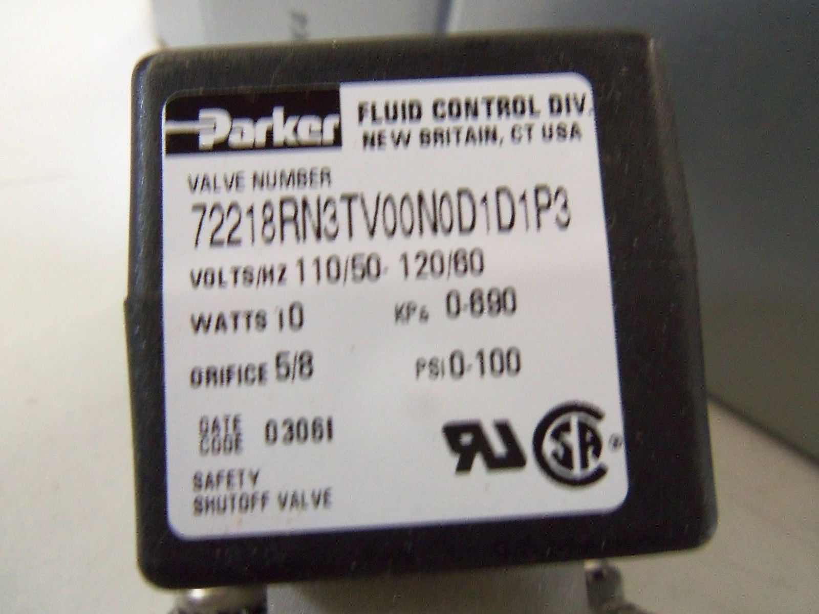 PARKER 72218RN3TV00N0D1D1P3 *NEW IN BOX*