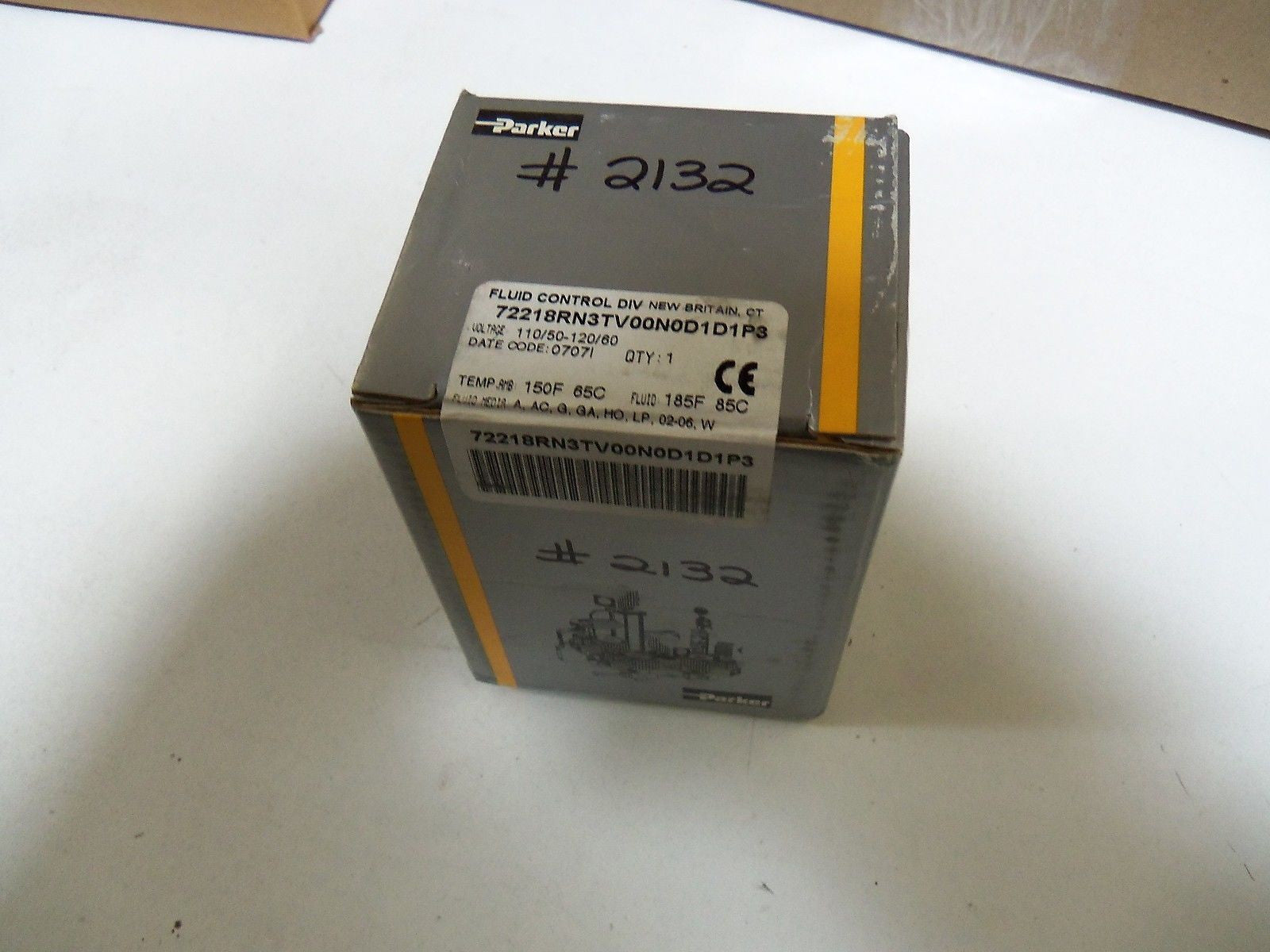 PARKER 72218RN3TV00N0D1D1P3 *FACTORY SEALED*