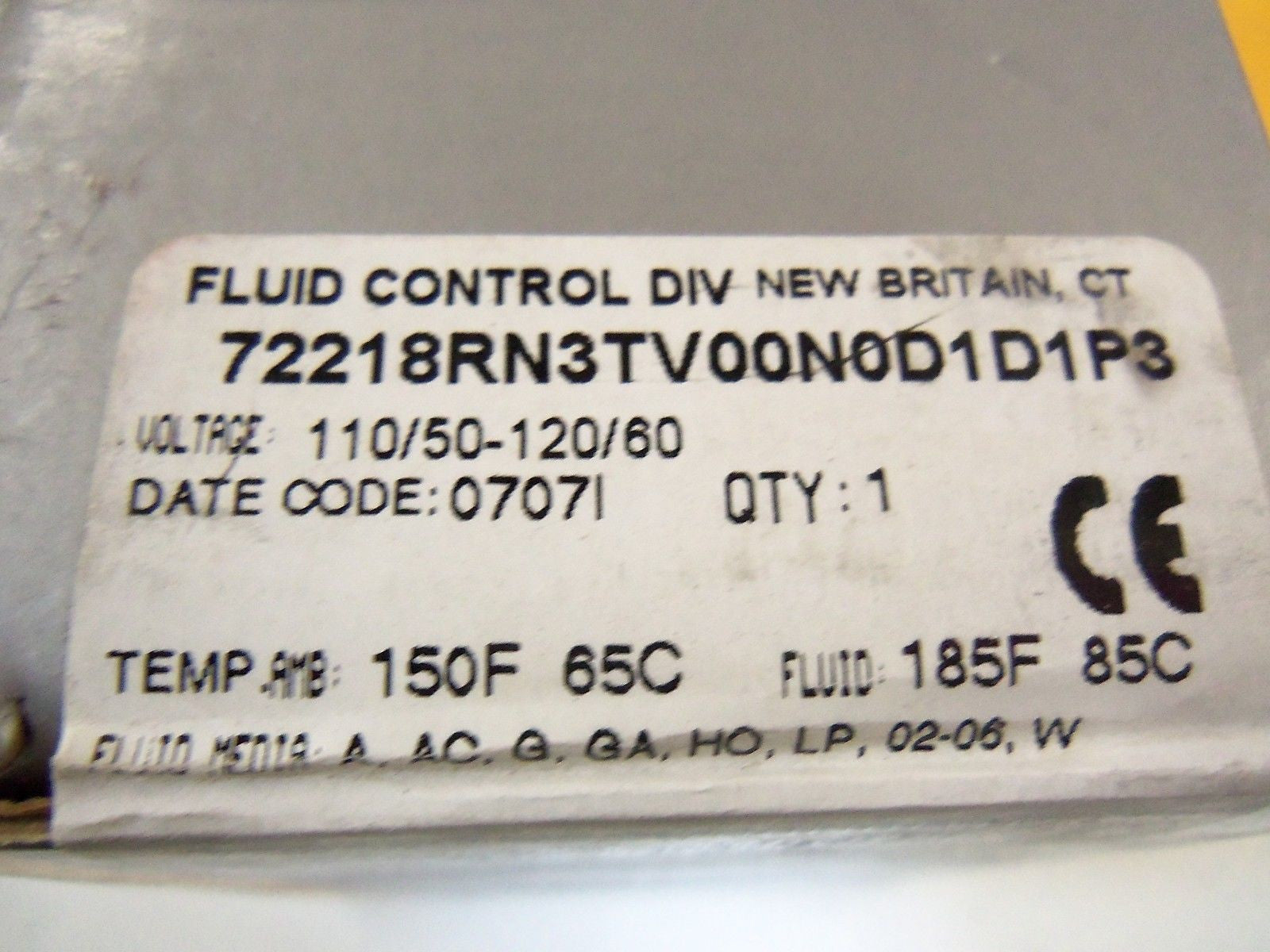 PARKER 72218RN3TV00N0D1D1P3 *FACTORY SEALED*