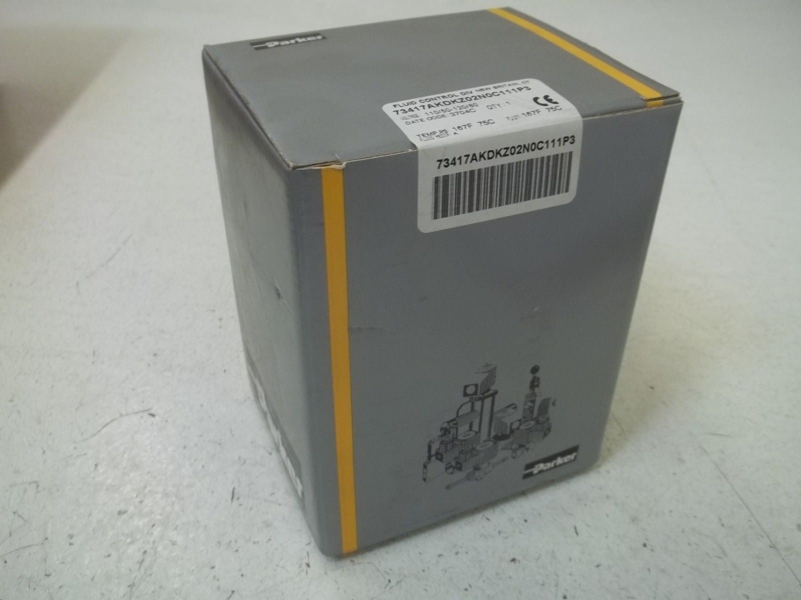 PARKER 73417AKDKZ01N0C111P3 SOLENOID VALVE *FACTORY SEALED*