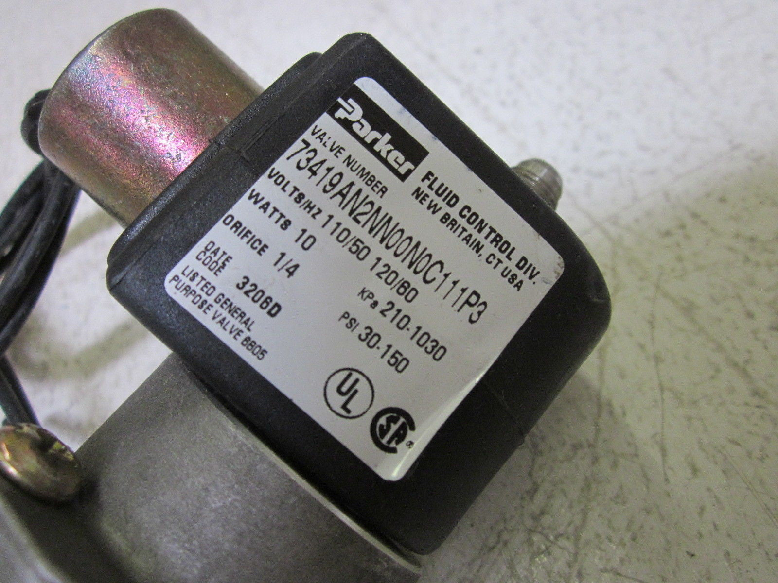 PARKER 73419AN2NN00N0C111P3 SOLENOID VALVE NSNP