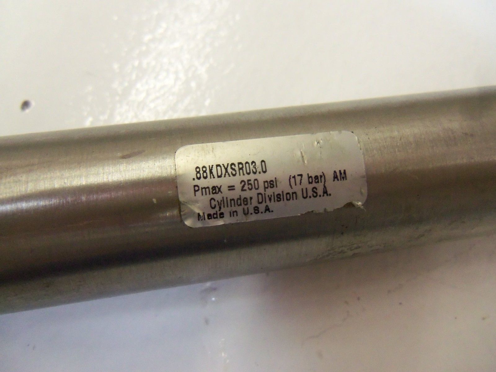 PARKER .88KDXSR03.0 PNEUMATIC CYLINDER *USED*