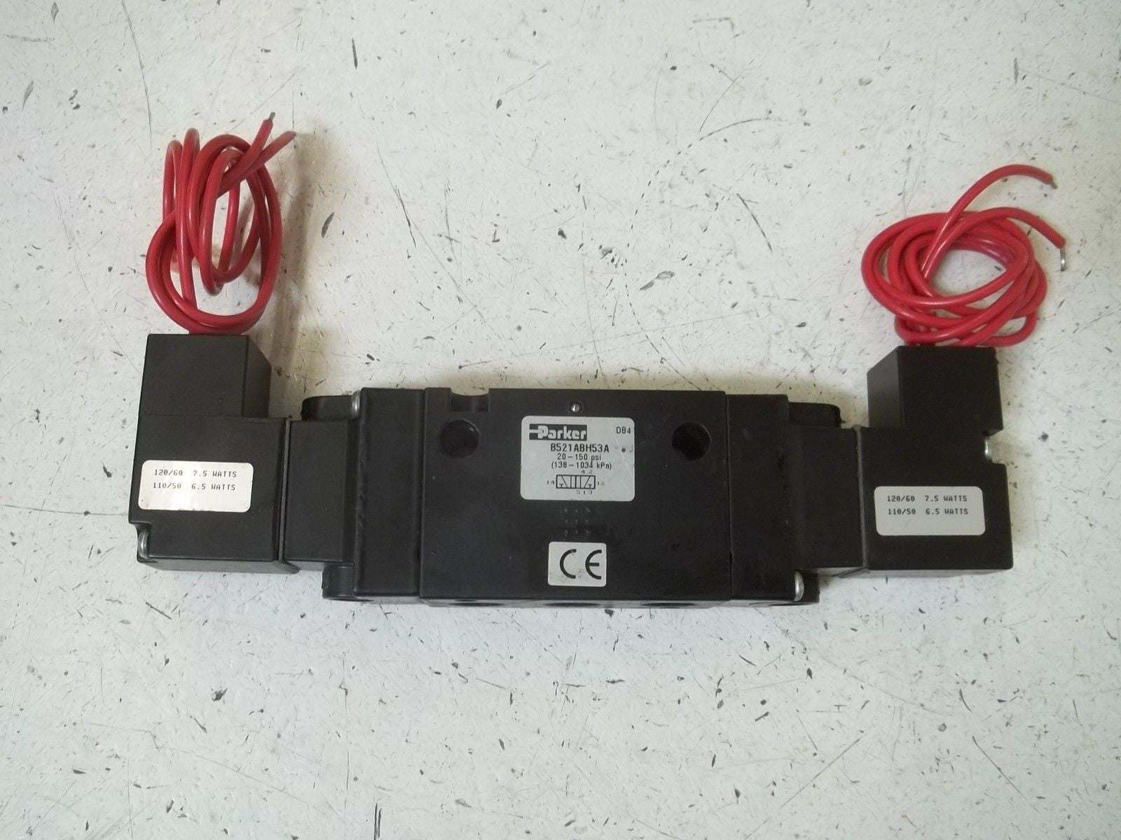 PARKER B521ABH53A SOLENOID VALVE *USED*