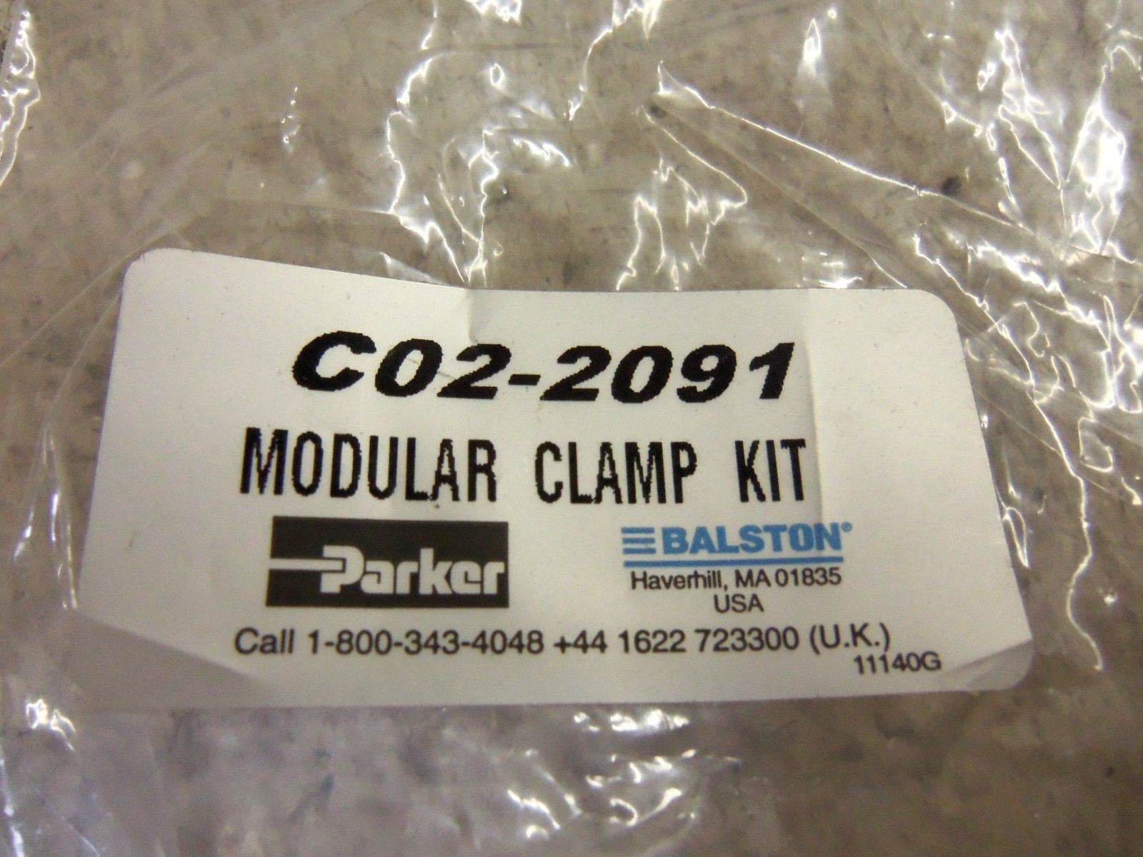 PARKER C02-2091 CLAMP KIT *NEW IN FACTORY BAG*