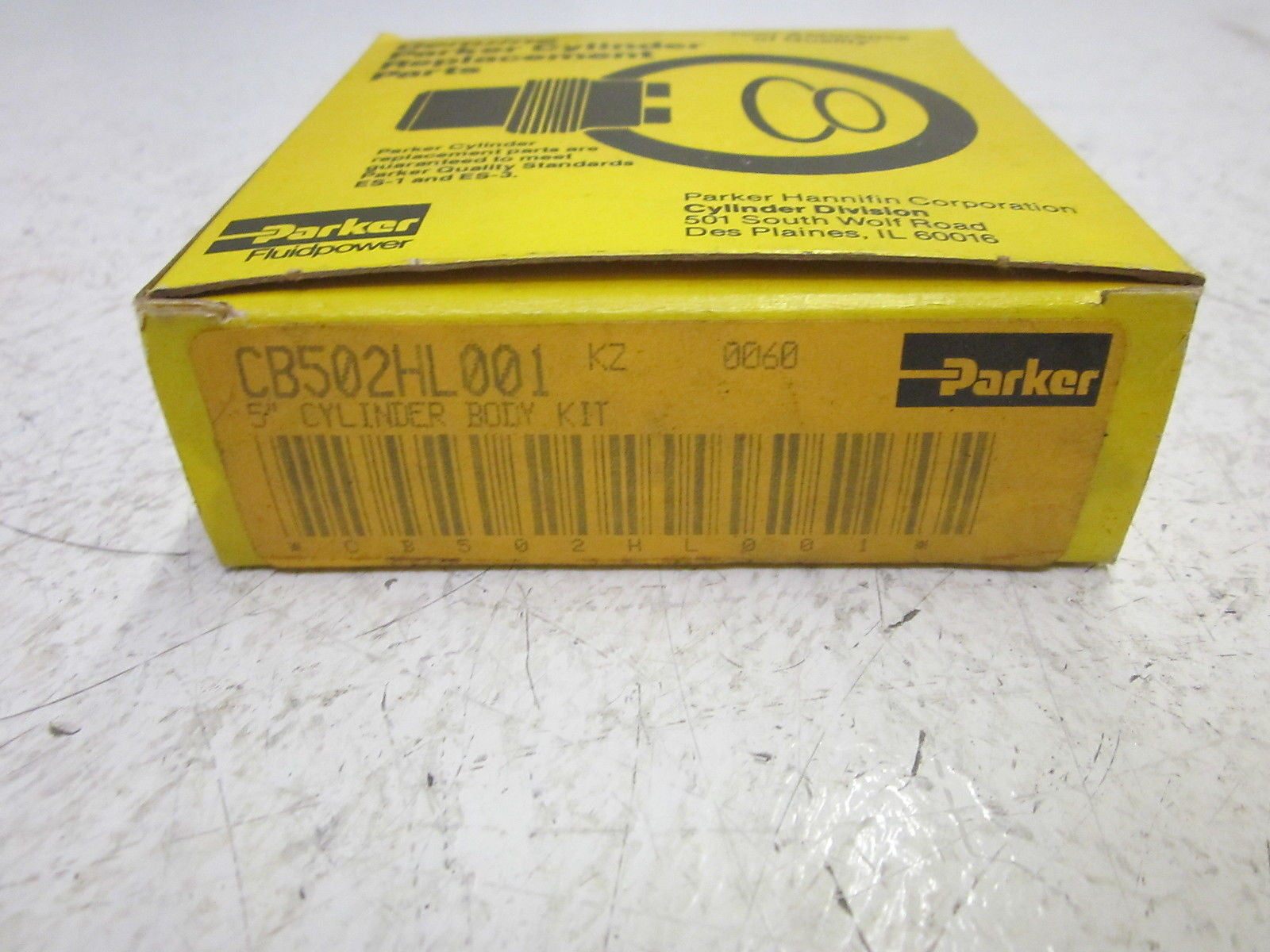 PARKER CB502HL001 CYLINDER BODY KIT 5" *NEW IN BOX*