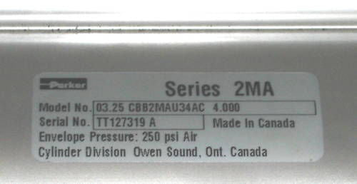 PARKER 03.25CBB2MAU34AC4.000 CYLINDER *NEW NO BOX*