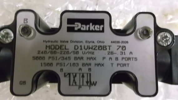 PARKER D1VW20BT-70 VALVE *NEW IN BOX*