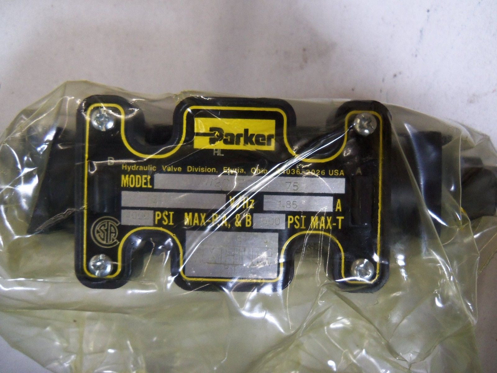 PARKER D1VW2CVECF4  -75 *NEW IN BOX*
