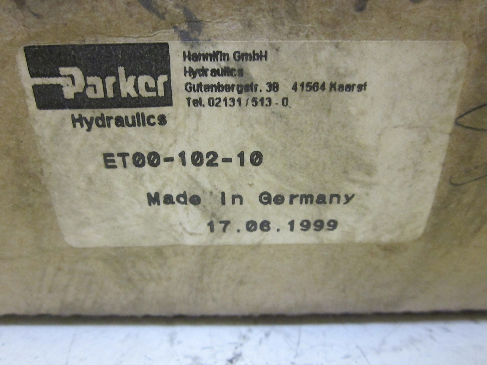 PARKER ET00-102-10 PC BOARD *USED*