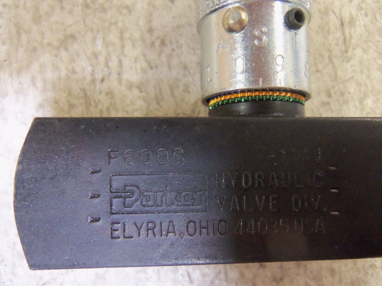 PARKER F600S VALVE *USED*