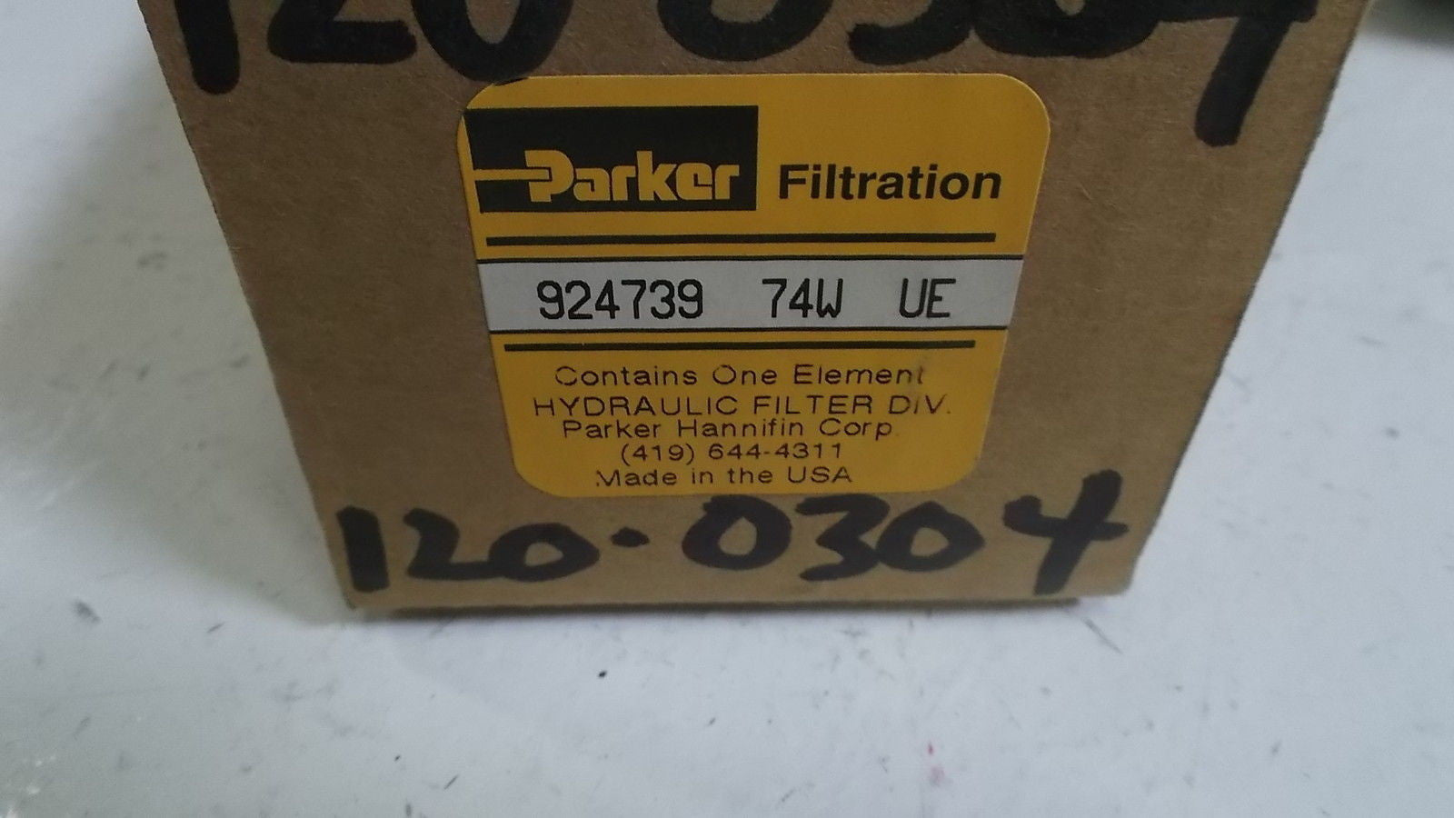 PARKER FILTER 924739 74W UE *NEW IN BOX*