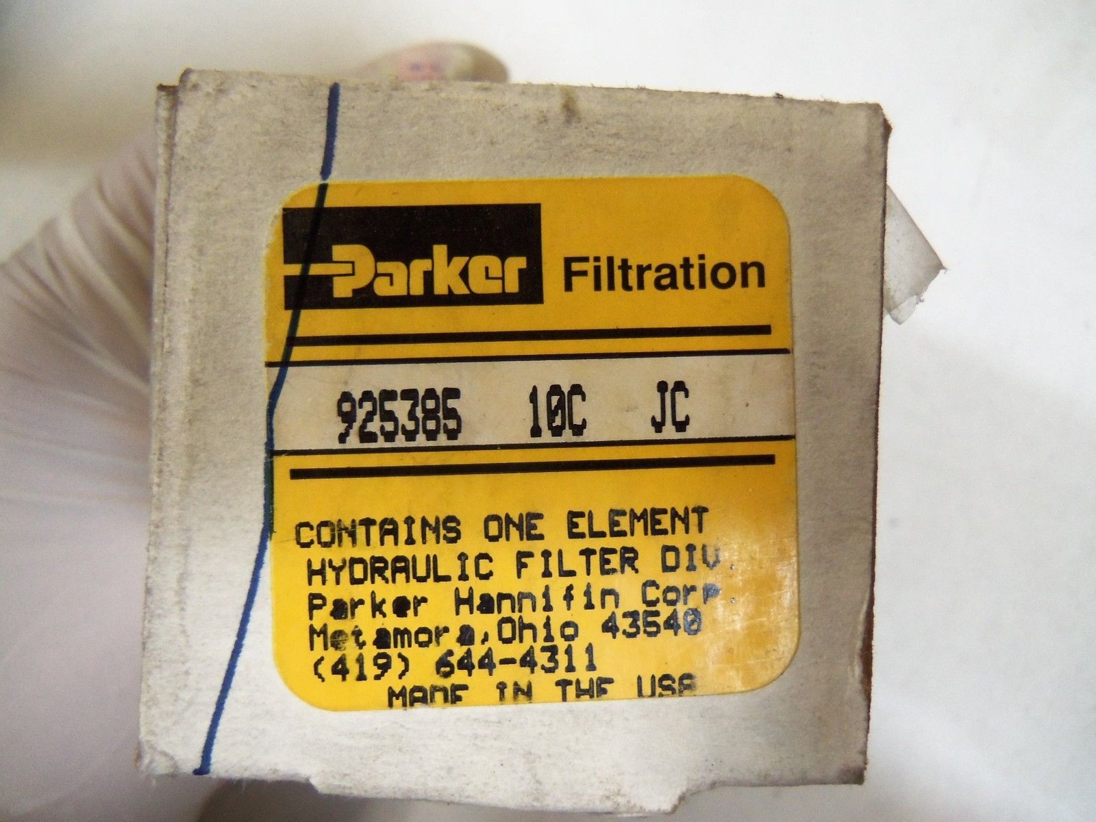 PARKER FILTRATION 925385 10C JC *NEW IN BOX*