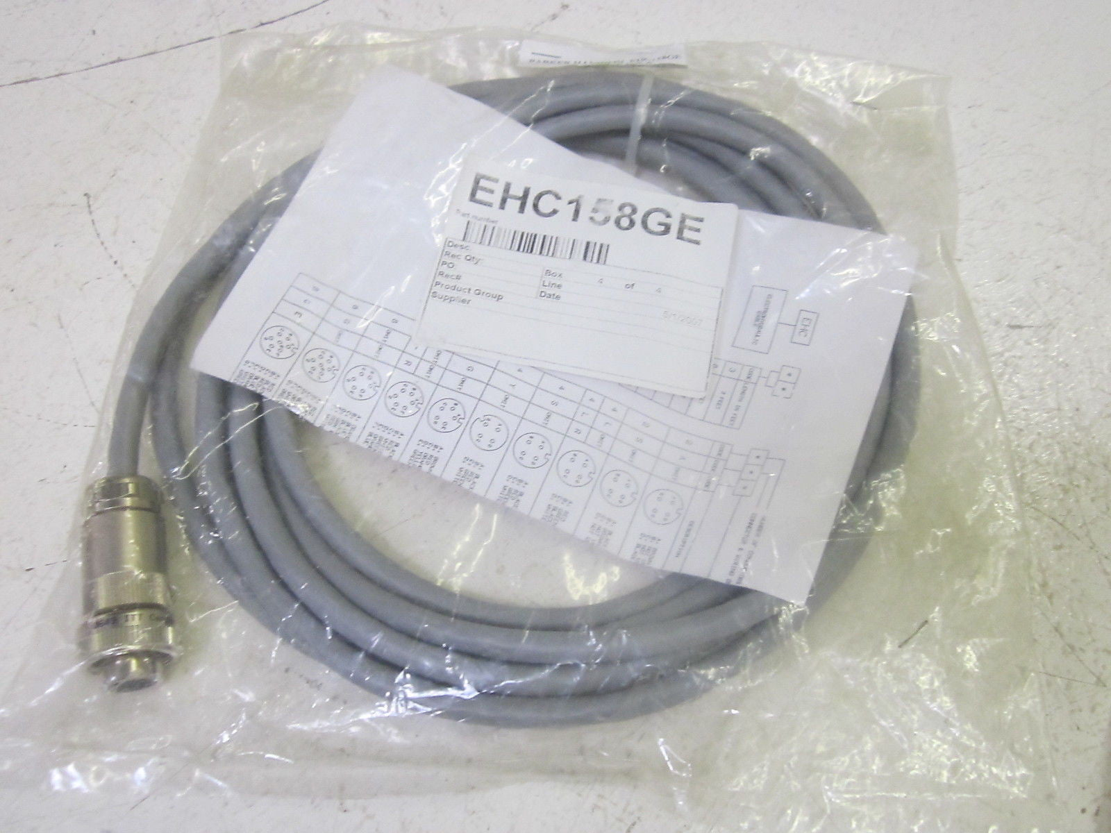 PARKER HANNIFIN EHC158GE CABLE  *NEW IN FACTORY BAG*