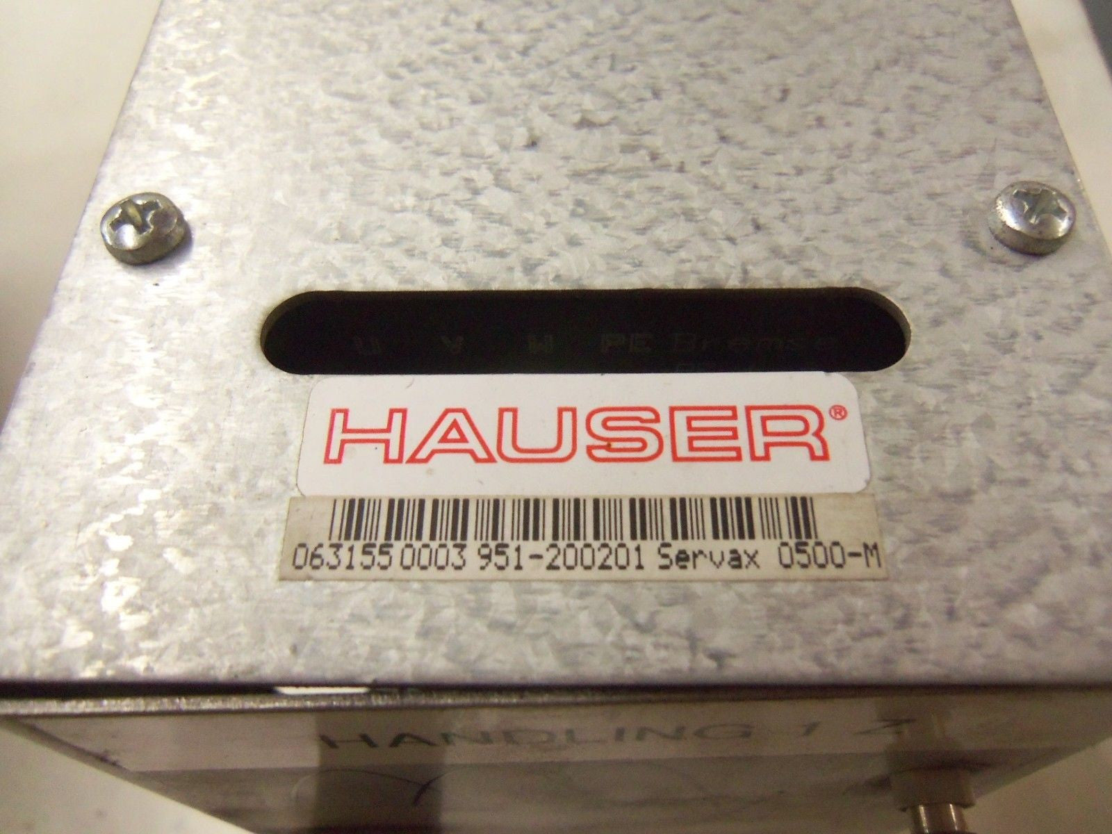 PARKER HAUSER 063155000 951-200201 *USED*