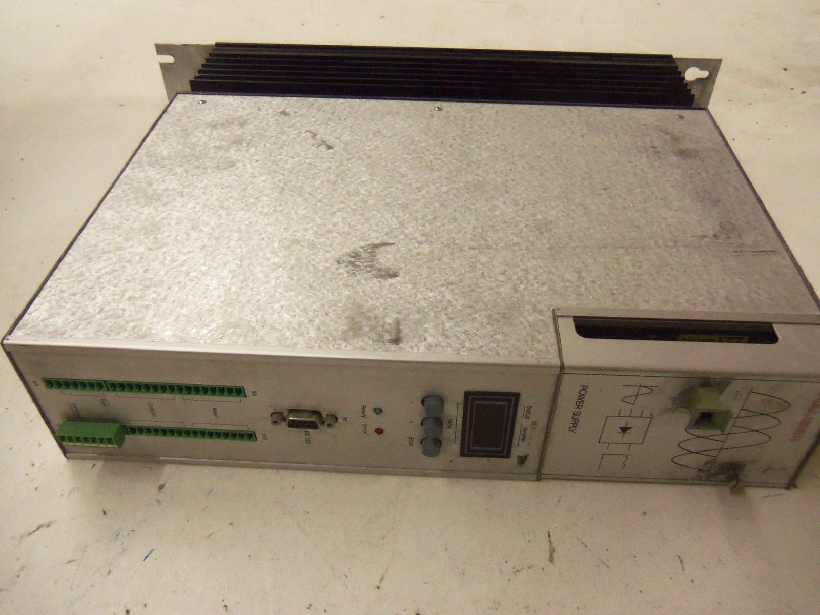 PARKER HAUSER SERVAX-M 067121 0009 951-200101 POWER SUPPLY MODULE *USED*