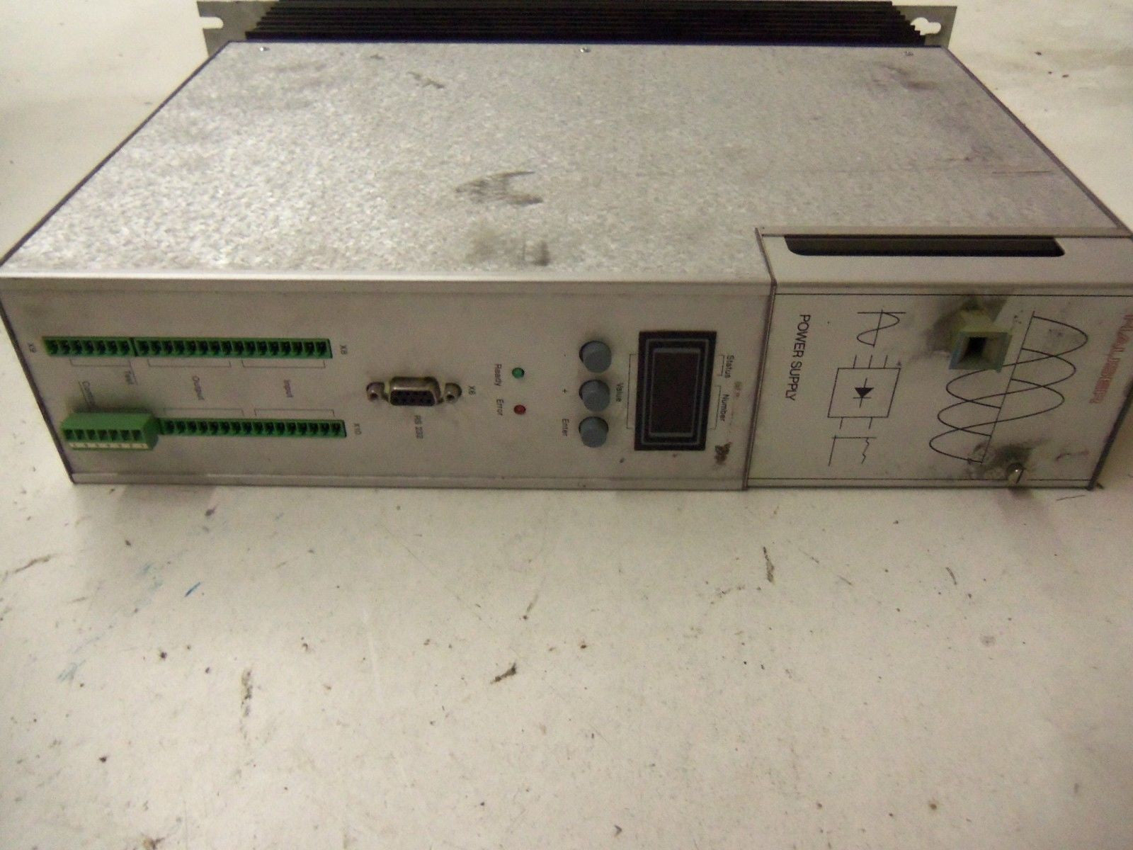 PARKER HAUSER SERVAX-M 067121 0009 951-200101 POWER SUPPLY MODULE *USED*