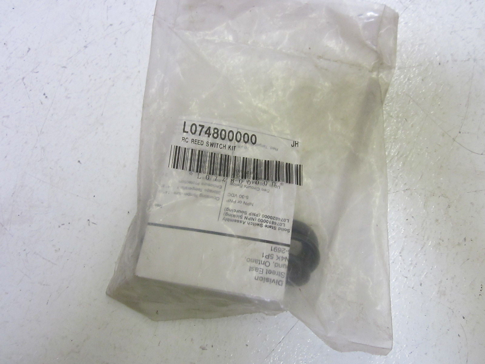 PARKER L074800000 RC REED SWITCH KIT *NEW IN A FACTORY BAG*