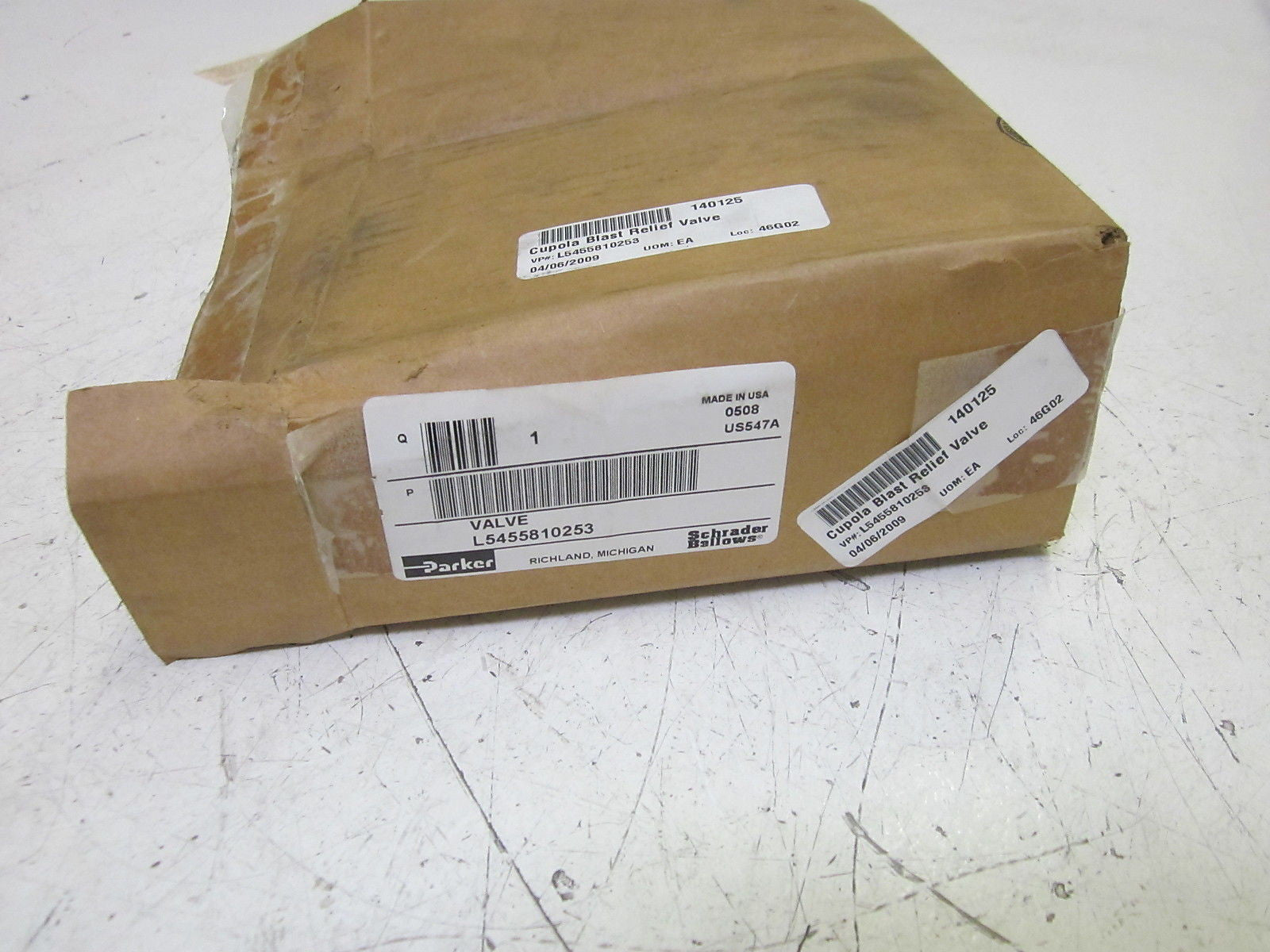 PARKER L5455810253 VALVE 120V*NEW IN BOX*