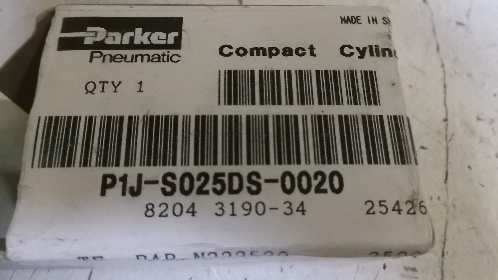 PARKER P1J-S025DS -0020 CYLINDER *NEW IN BOX*