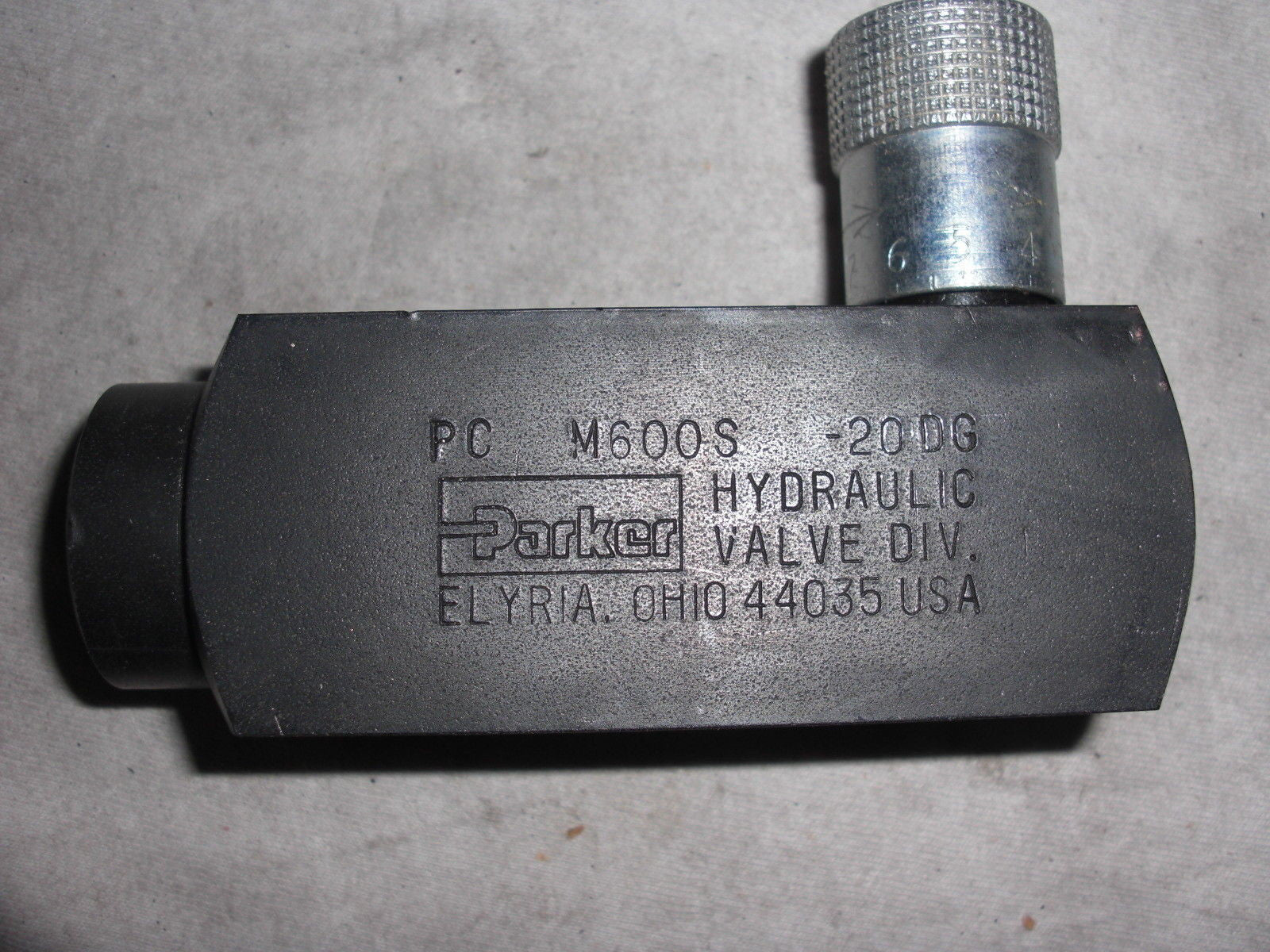 PARKER PCM600S FLOW CONTROL VALVE *USED*