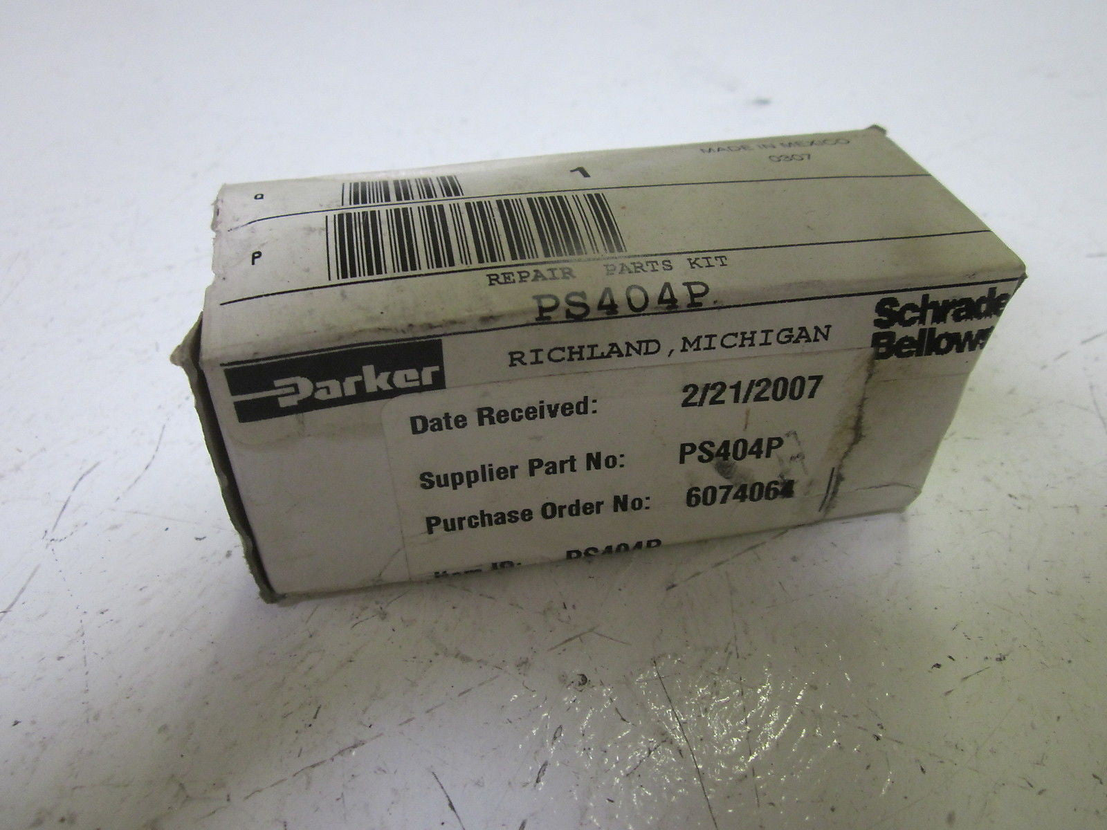 PARKER PS404P MANUAL DRAIN KIT *NEW IN BOX*