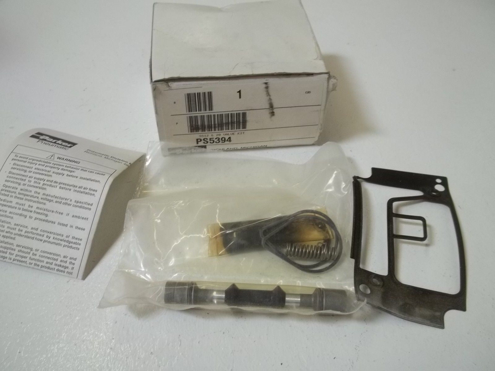 PARKER PS5394 SS12 & 20 VALVE KIT *NEW IN BOX*
