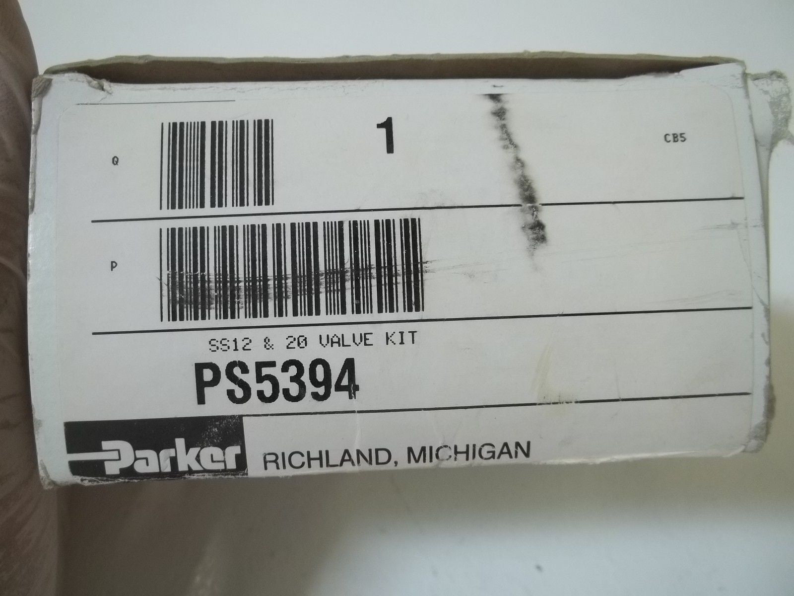 PARKER PS5394 SS12 & 20 VALVE KIT *NEW IN BOX*