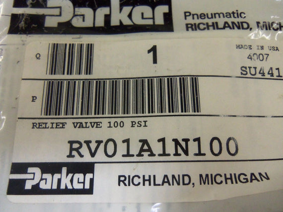 PARKER RV01A1N100 *NEW IN FACTORY BAG*