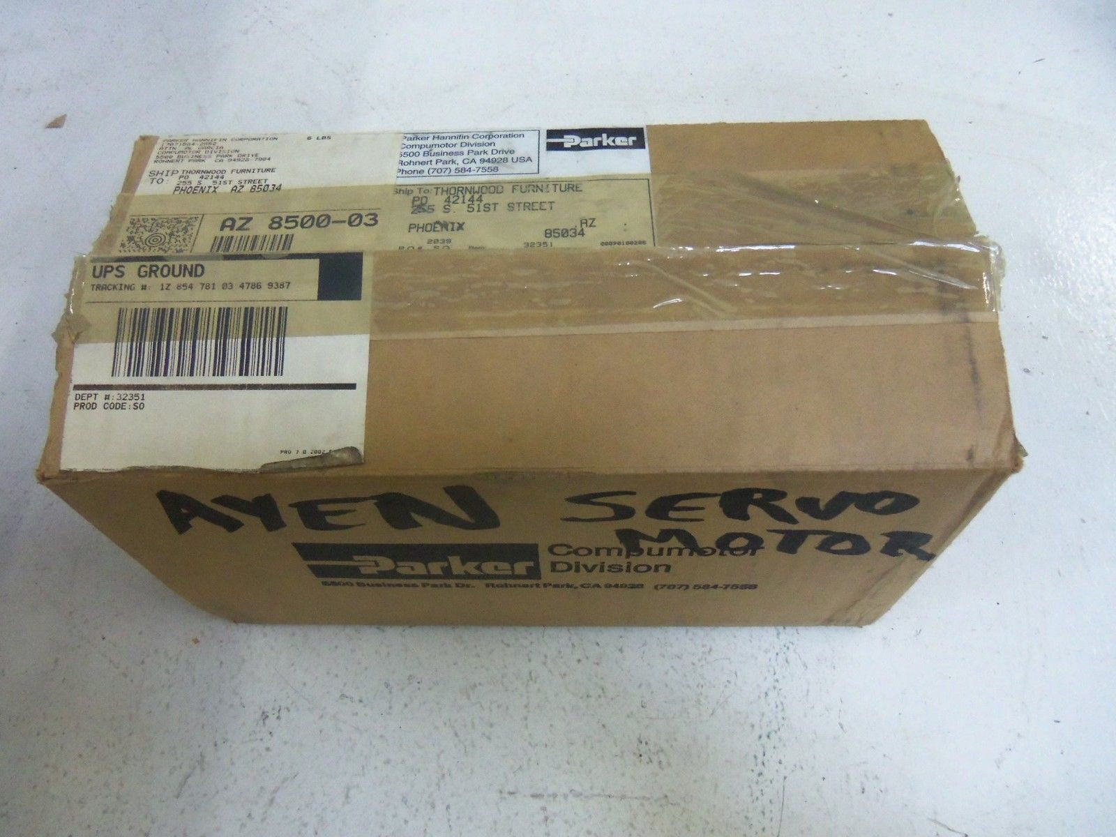 PARKER SM232AE-KGSG10 *USED*