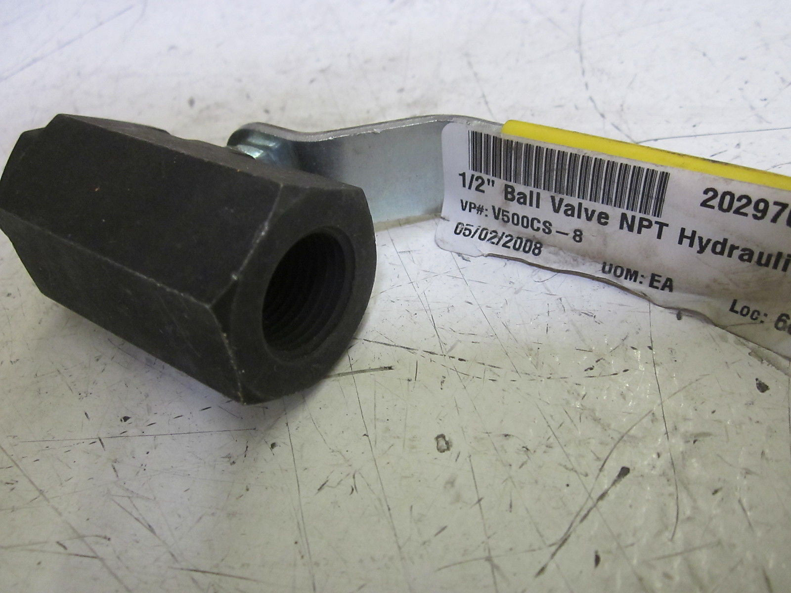 PARKER V500CS-8 HYDRAULIC BALL VALVE 2000WOG  1/2" *NEW NO BOX*