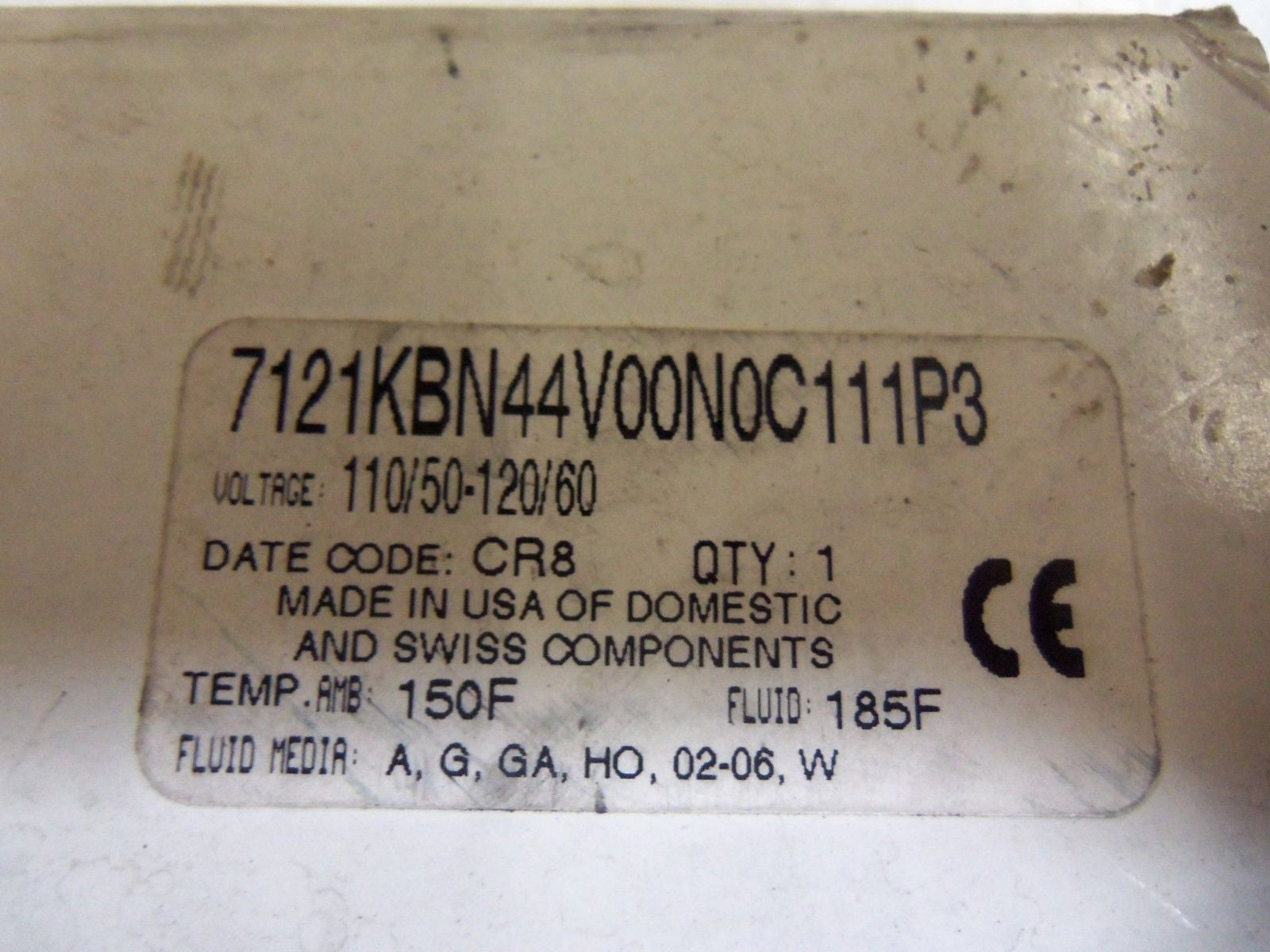 PARKER SKINNER VALVE 7121KBN44V00N0C111P3 SOLENOID VALVE *NEW IN BOX*