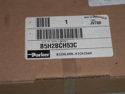 PARKER VALVE B5H2BCH53C VALVE *NEW IN BOX*