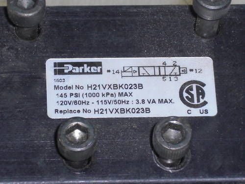 PARKER VALVE H21VXBK023B *NEW*
