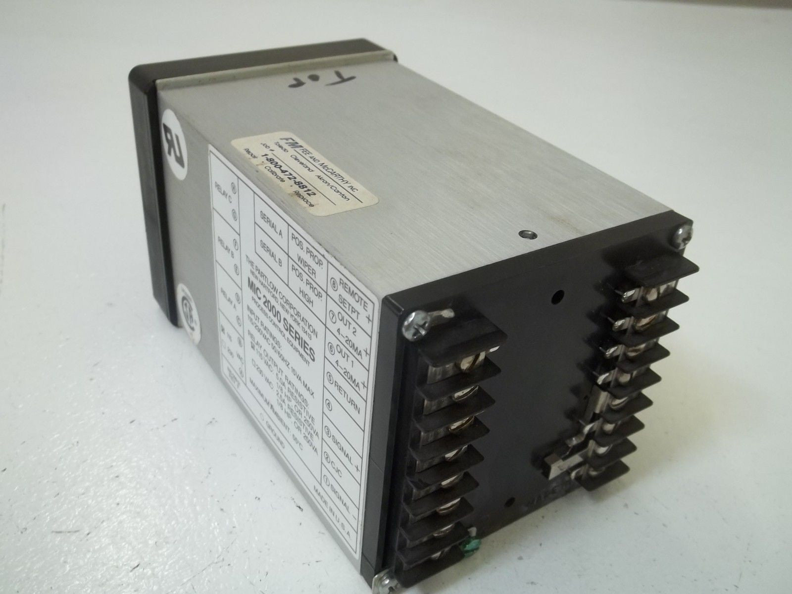 PARTLOW 2111101 PROCESS CONTROLLER *USED*