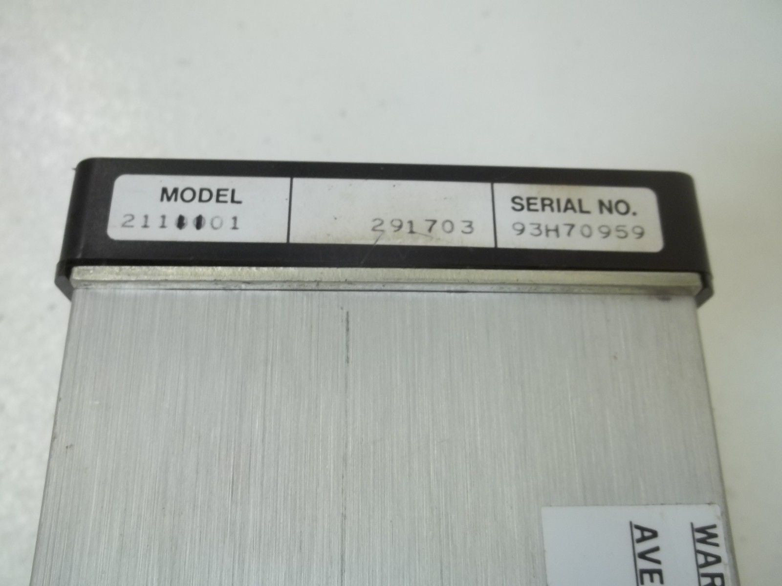 PARTLOW 2111101 PROCESS CONTROLLER *USED*