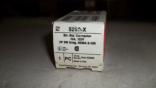 PASS & SEYMOUR CONNECTOR 5260-X *NEW*